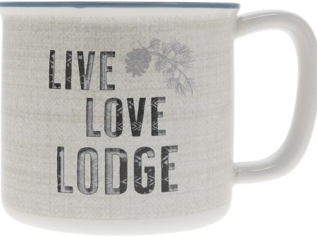 Live Love Lodge - 17 oz Mug Online Sale