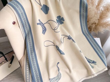 Blue   White Reversible Wrap – Equus Collection Sale