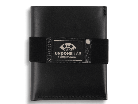 UNDONE LAB + Simple Union: Card Wallet (Black) Sale