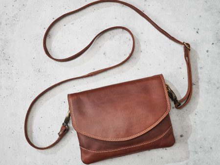 Brown Leather Mini Crossbody Cheap