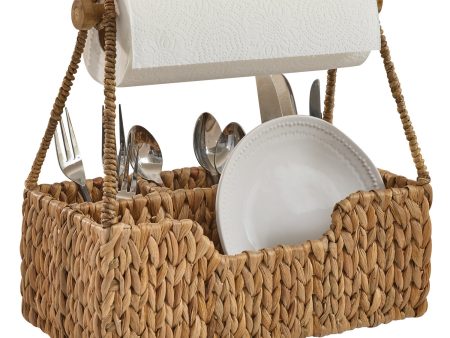 Water Hyacinth Caddy - Paper Towel Holder Discount