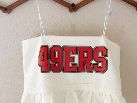 49ers Ruffle Tank Fashion