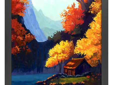 Autumn Cottage - Art Prints For Sale