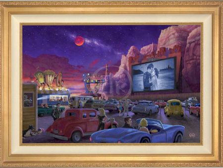 Movie Night on Route 66 (Romance at the Drive-in) - Limited Edition Canvas Supply